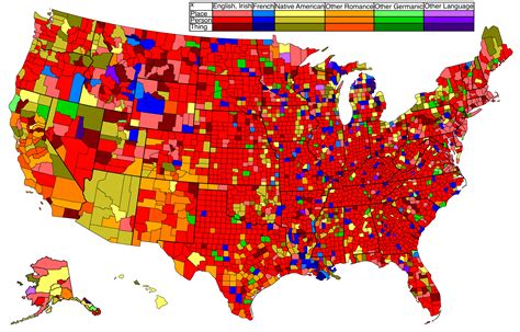 Map of Us By County